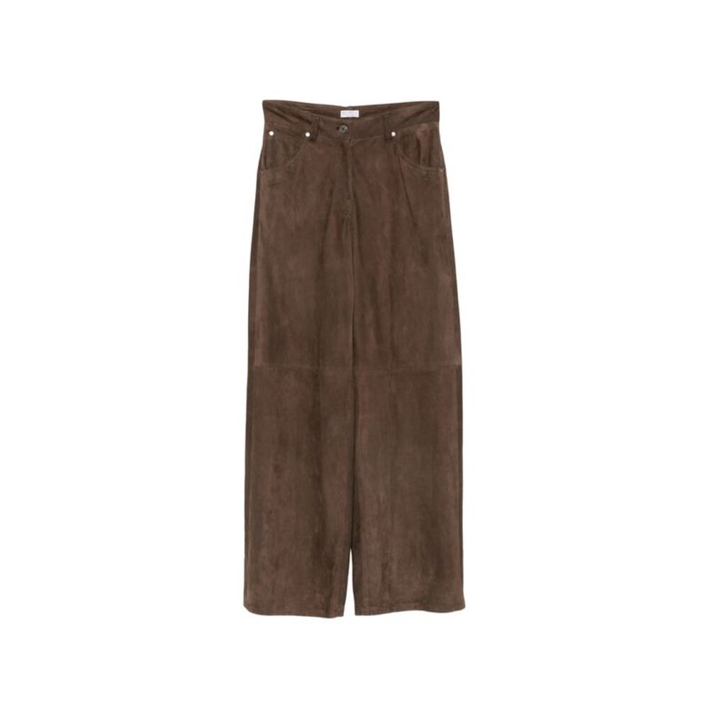 Brunello Cucinelli Brown Trousers - Palazzo Pants Women